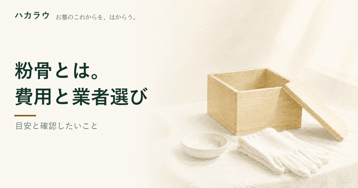 粉骨とは。費用の目安|機械仕上げ1万円〜3万円・手作業仕上げ3万円〜5万円/体(ウーナ他集約)